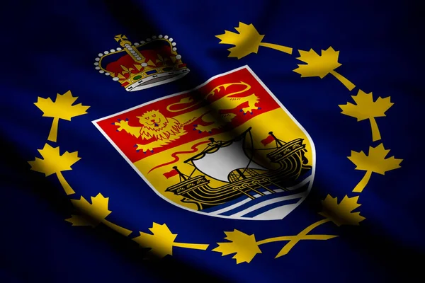 Bendera Letnan-Gubernur New Brunswick — Stok Foto