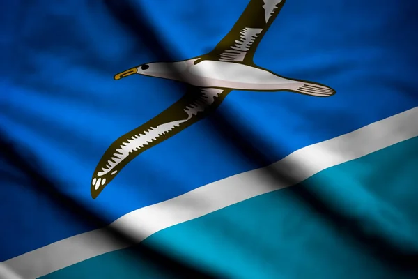 Flaga Wyspy midway — Zdjęcie stockowe