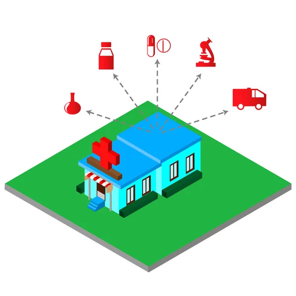 Медична Концепція Замовлення Медичних Послуг Онлайн Доставка Наркотиків Вдома Векторна — стоковий вектор