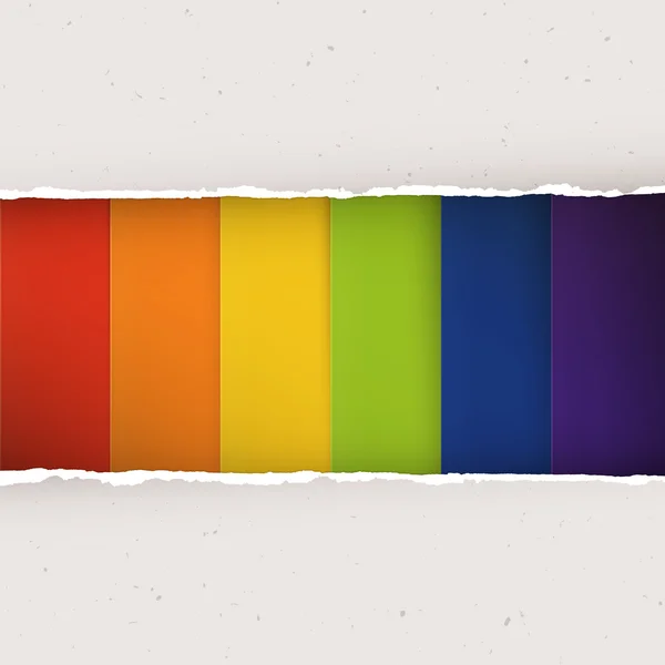 Regenboog eenvoudig sjabloon — Stockvector