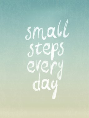 Motivasyonel yazı poster