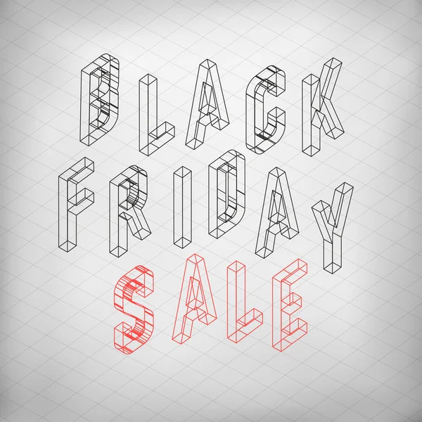 Black Friday sale banner — Stock Vector