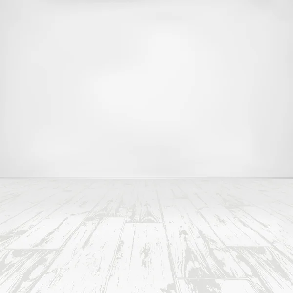 Leeres weißes Zimmer — Stockvektor