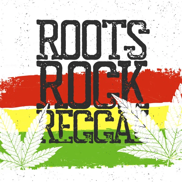 Rastafari cultuur poster — Stockvector