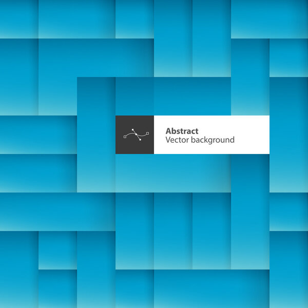Blue abstract squares background 