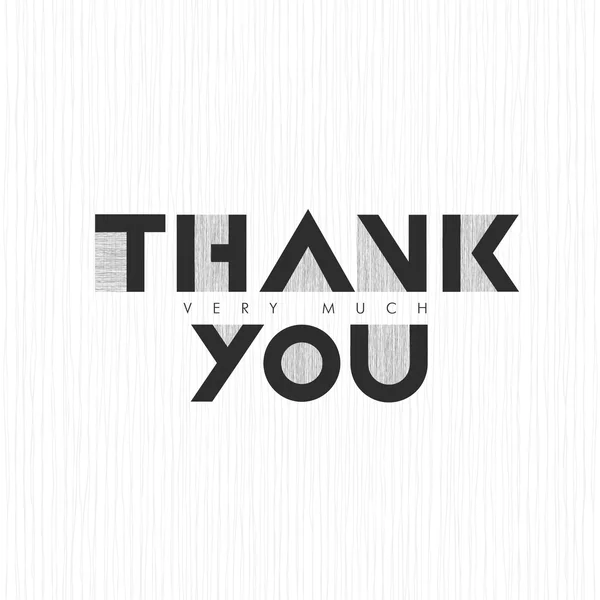 Εκλεκτής ποιότητας «ευχαριστώ πολύ» γράμματα — Διανυσματικό Αρχείο