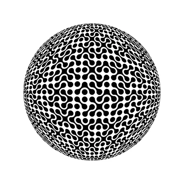 Сфера, зібрана з багатьох елементів — стоковий вектор