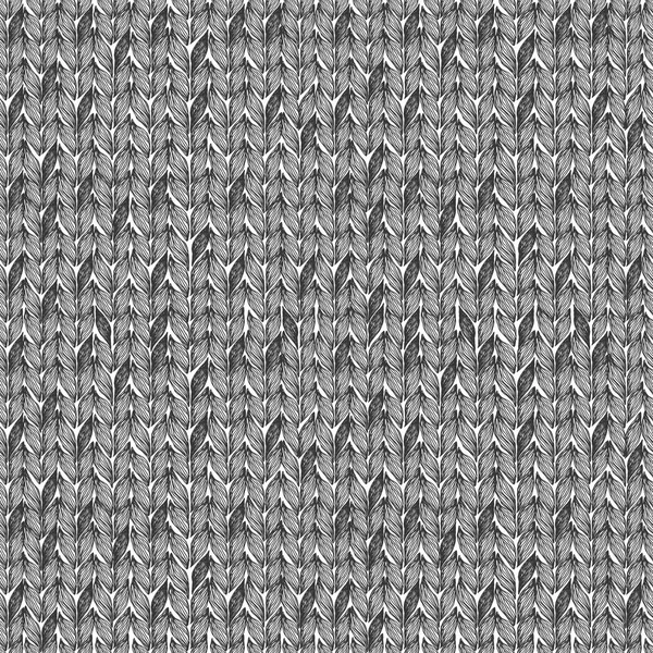 Motif sans couture de tricot — Image vectorielle