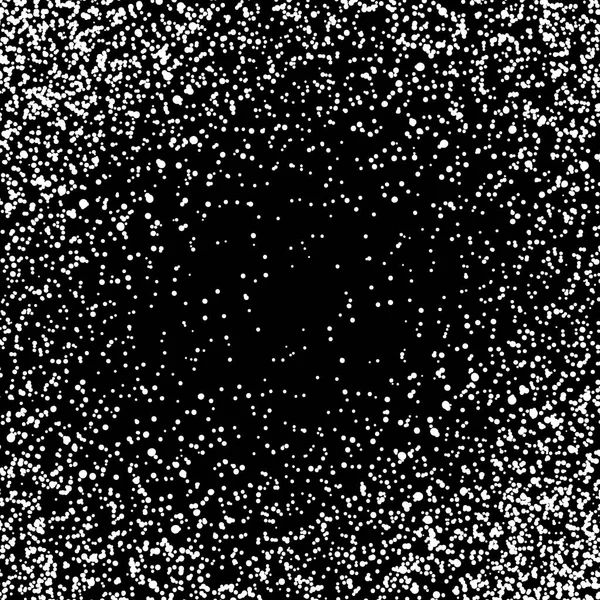 Points blancs sur fond noir — Image vectorielle