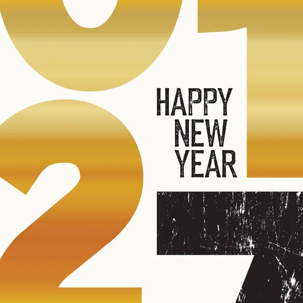 Cartão de felicitações de Feliz Ano Novo —  Vetores de Stock