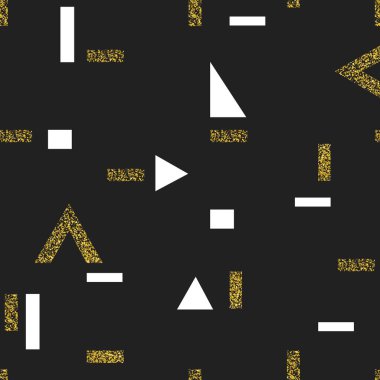 기하학적 인 인물의 완벽 한 패턴 