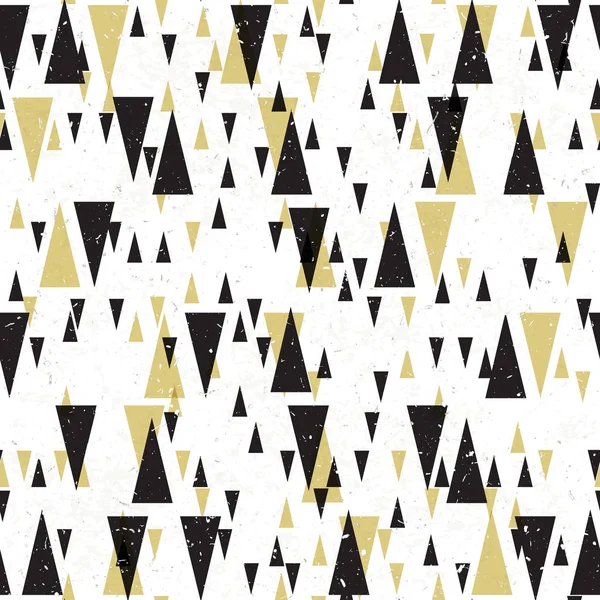 Patrón sin costura de triángulos geométricos — Archivo Imágenes Vectoriales