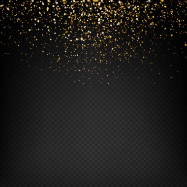 Altın ışık efekti. Yıldız patlaması ışık