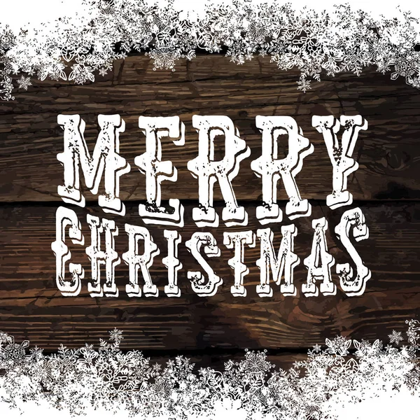 Merry Christmas! Greeting Tag — Stock Vector