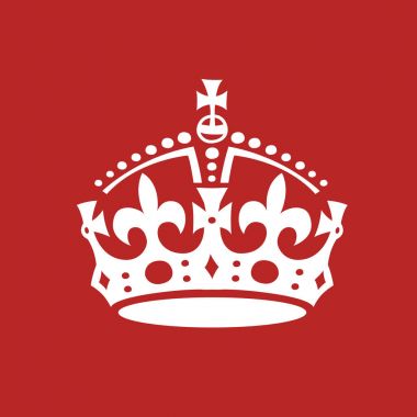 Kırmızı beyaz taç