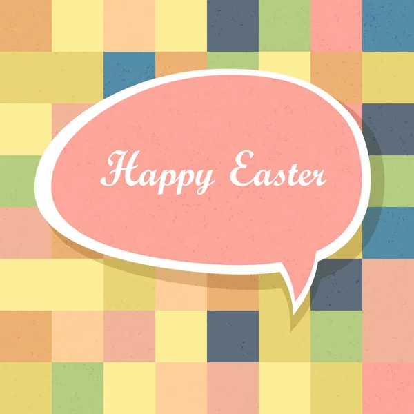 Boldog húsvéti Üdvözlet kártya sablon — Stock Vector