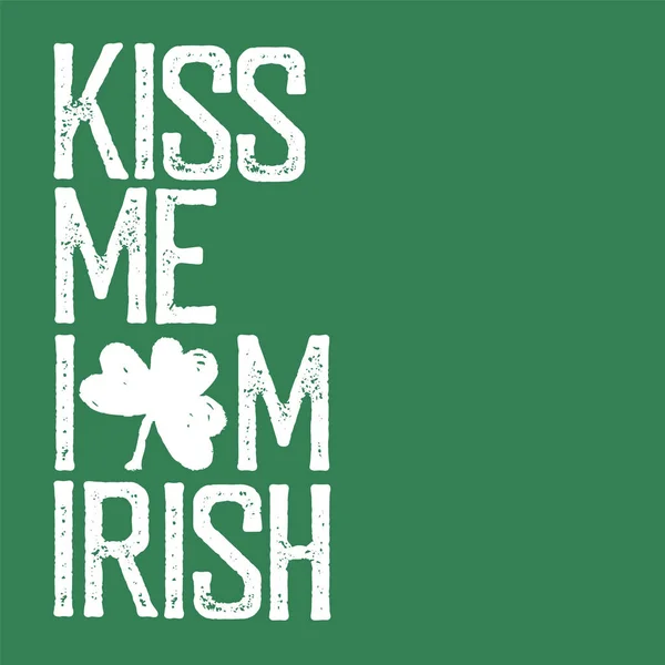 Belettering van ontwerp van de t-shirt voor Saint Patricks Day — Stockvector