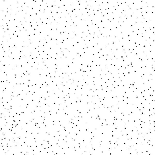 Pois chaotiques noirs sur blanc — Image vectorielle