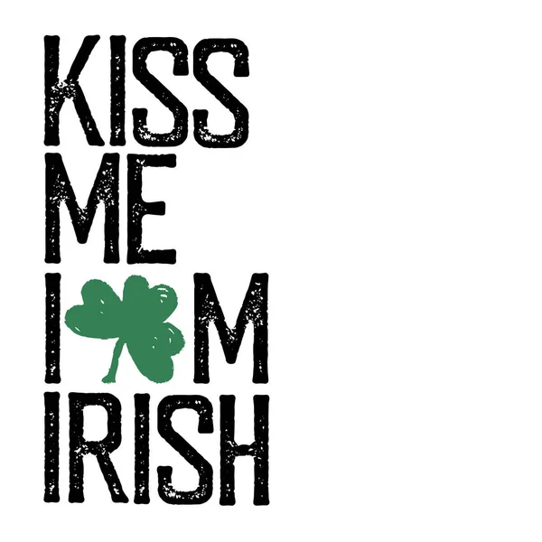 Belettering van ontwerp van de t-shirt voor Saint Patricks Day — Stockvector