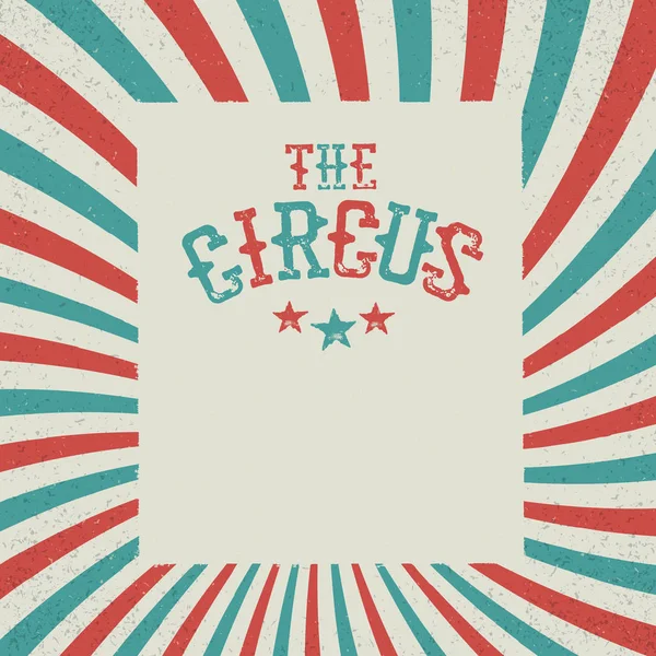 Bandiera Vintage Circus Festival — Vettoriale Stock