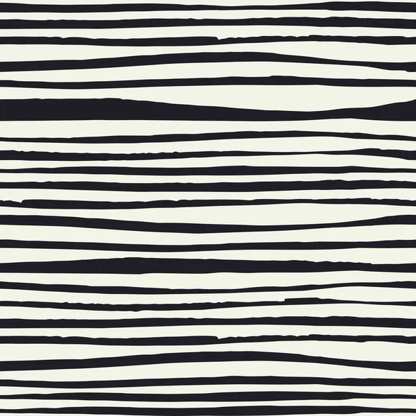 Motif avec des lignes de brosse noire — Image vectorielle