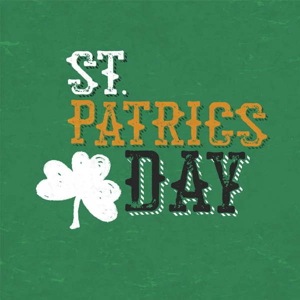 Design vintage pour St. Patricks Day — Image vectorielle