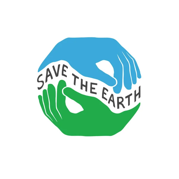 Ziemia dzień ekologia plakat — Wektor stockowy