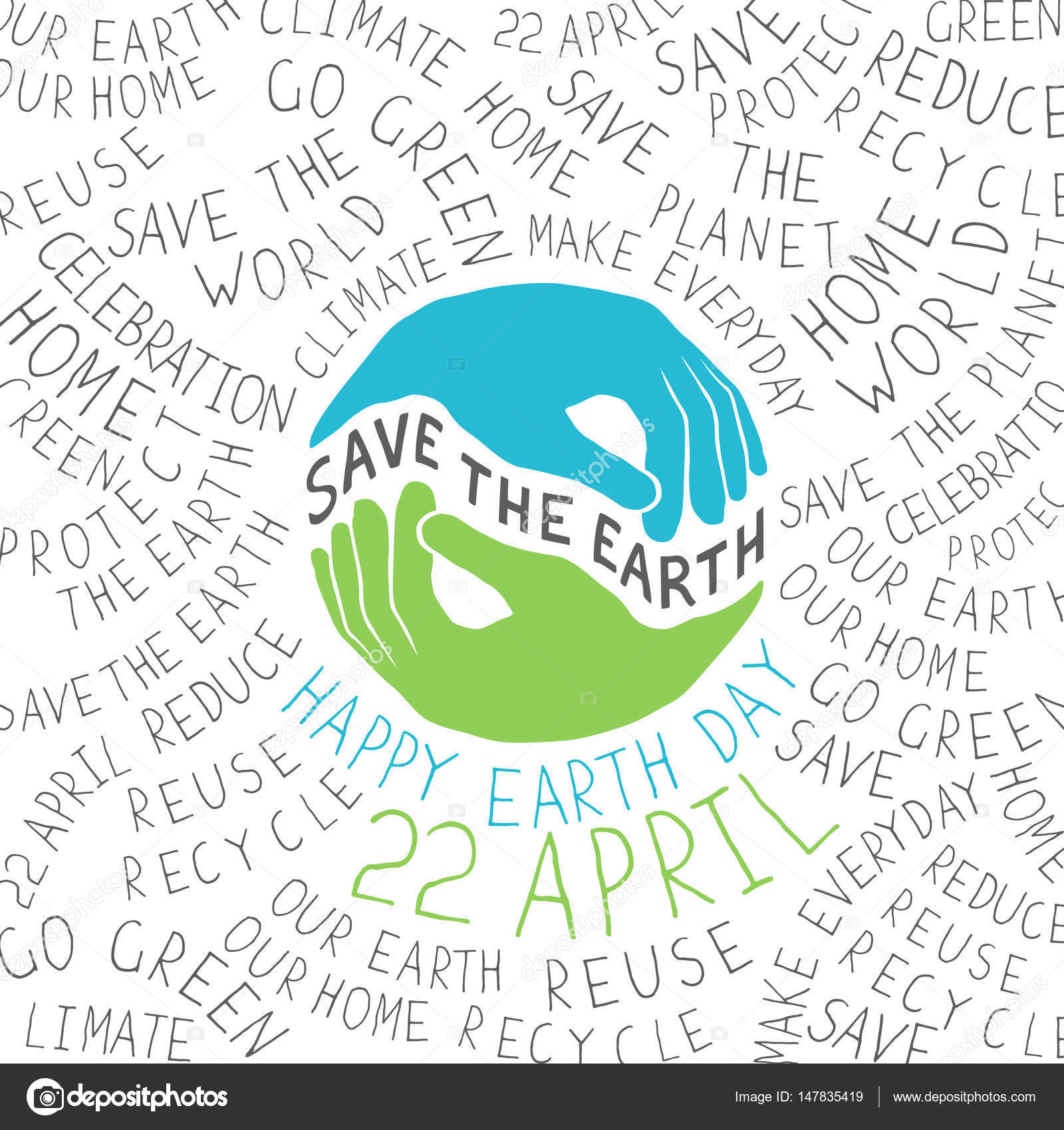 Earth Day Poster Vector Image By C Pashabo Vector Stock