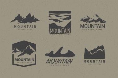 Dağlar logo Şablonlar