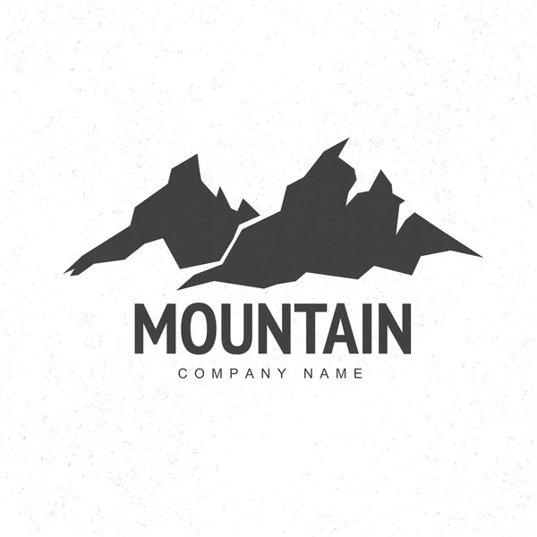 Modelo de logotipo de montanhas — Vetor de Stock