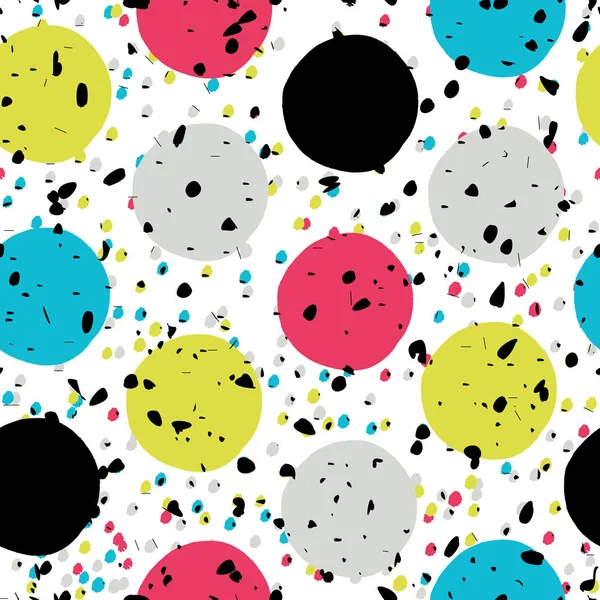 Patrón de partículas glitch colorido caótico — Vector de stock