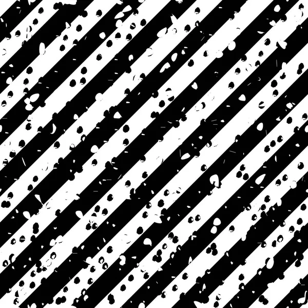 Lignes diagonales grunge et points chaotiques — Image vectorielle