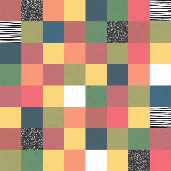 Mosaik texturerat mönster — Stock vektor