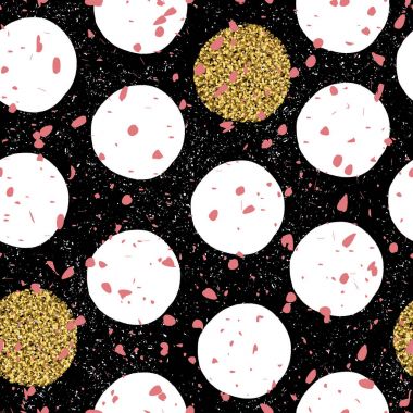 kaotik pembe parçacıkları ile dokulu deseni
