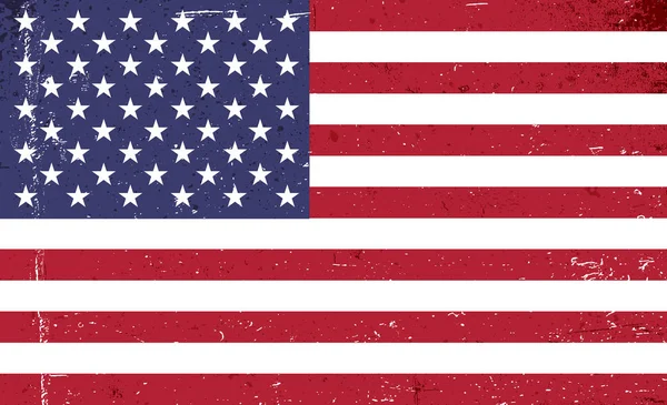 États-Unis d'Amérique drapeau — Image vectorielle