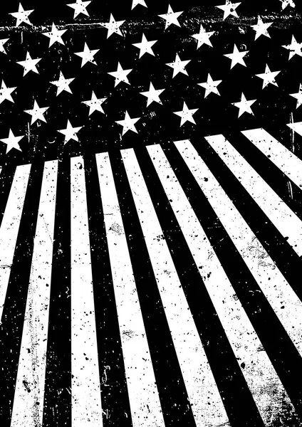 Grunge Etats-Unis d'Amérique Drapeau . — Image vectorielle