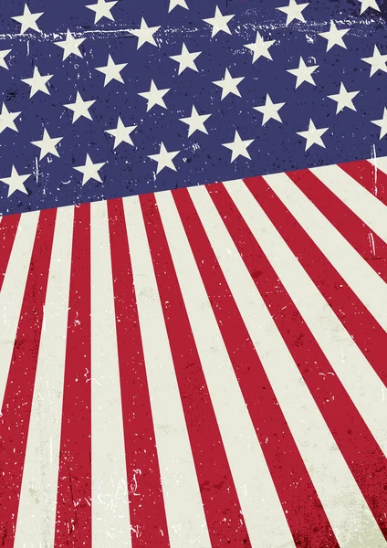 Grunge Estados Unidos da América Bandeira . — Vetor de Stock