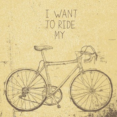 Bisiklet VINTAGE poster