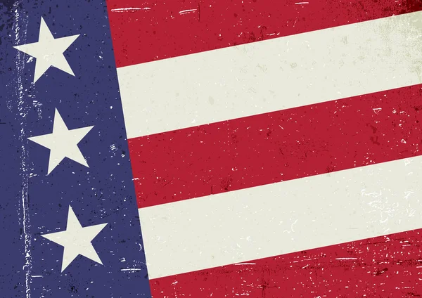 Grunge Etats-Unis Drapeau — Image vectorielle