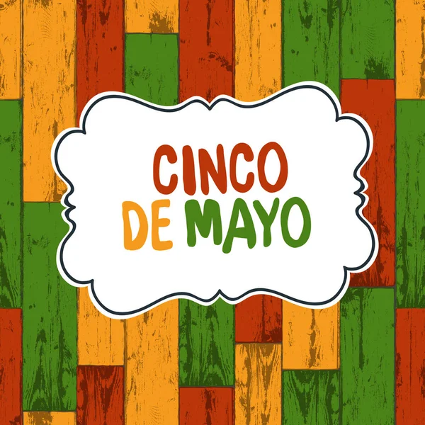 Cinco de Mayo férias — Vetor de Stock