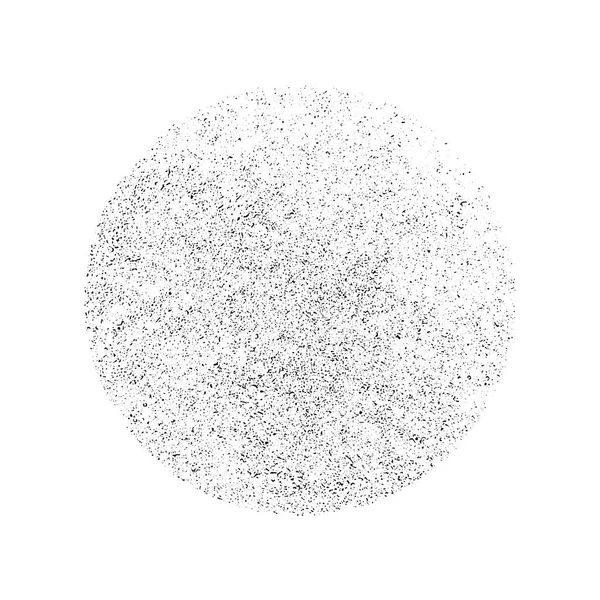 Cercle monochrome Grunge — Image vectorielle