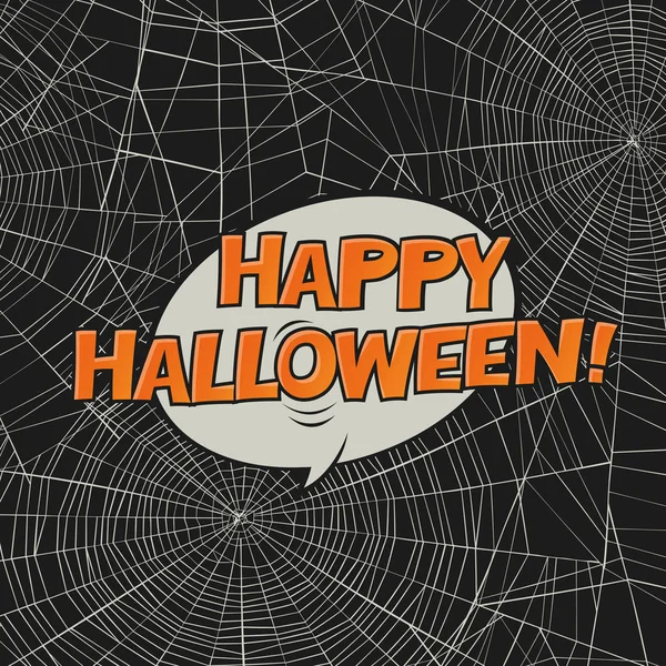 Χαρούμενη κάρτα Halloween — Διανυσματικό Αρχείο