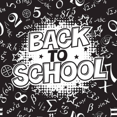 Noktalı resim üzerinde geri tümceciği okul