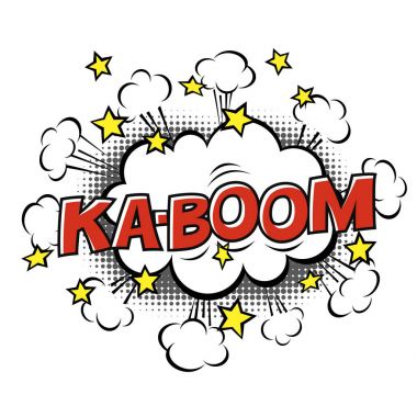 Ka-Boom ifade konuşma balonu