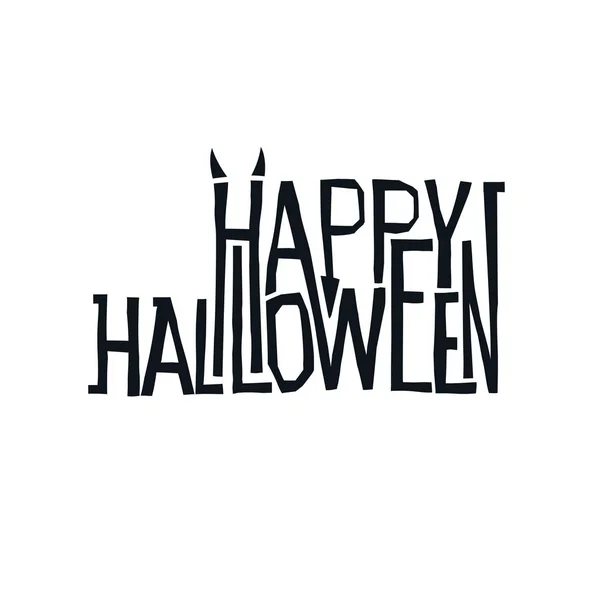 Design de cartão de férias de Halloween —  Vetores de Stock