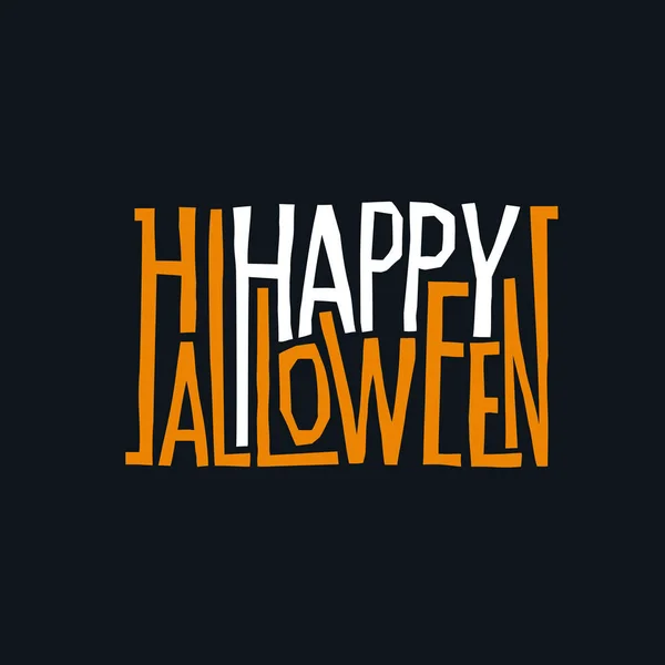 Halloween holiday card design — Stock Vector