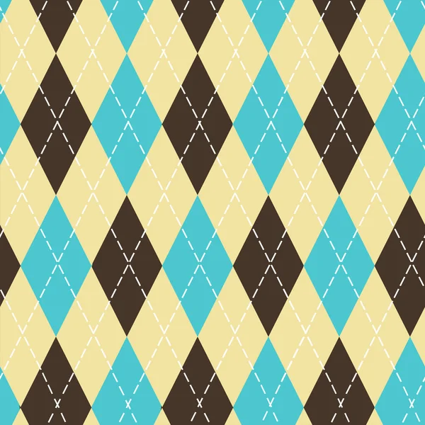 Seamless argyle pattern — Stock Vector