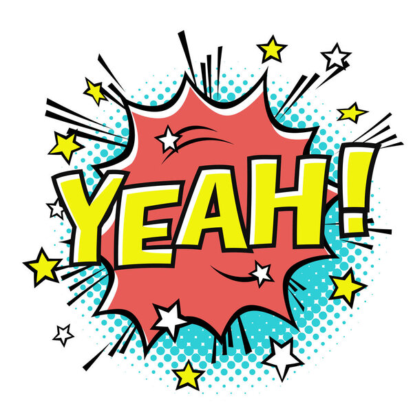 Phrase in speech bubble 