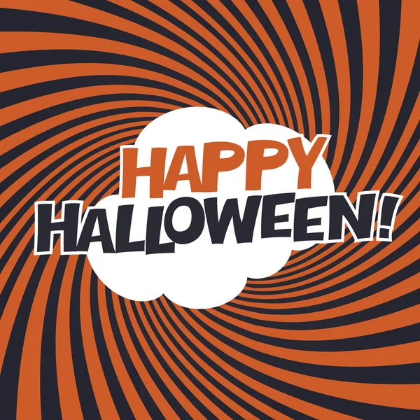 Tipografia de Halloween feliz —  Vetores de Stock