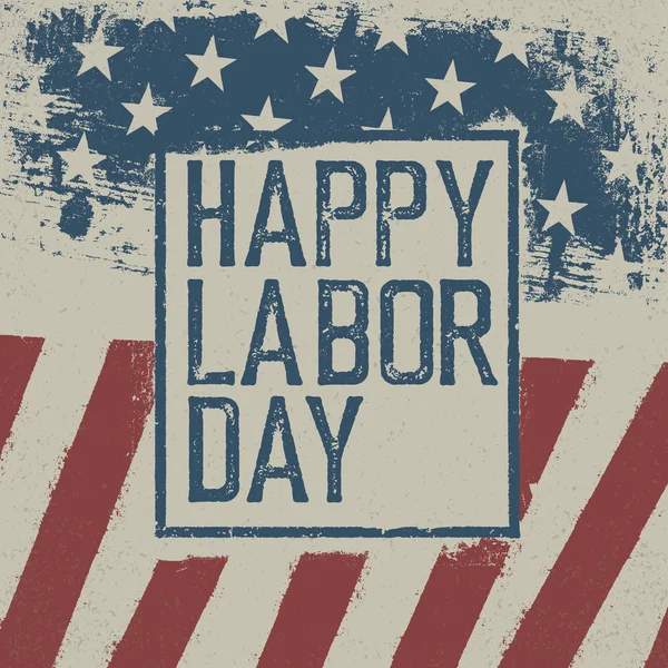 Happy Labor Day — Stock Vector